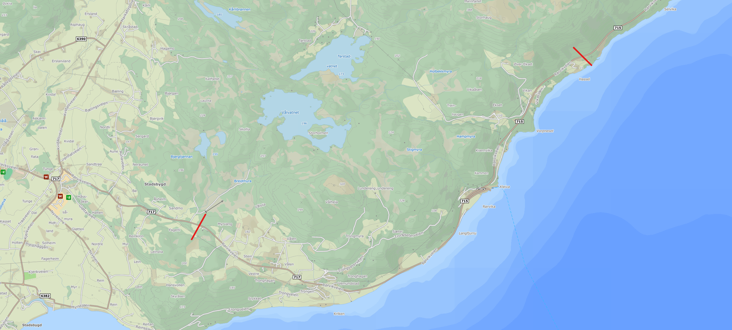 Kart over innaferåsen-grense
