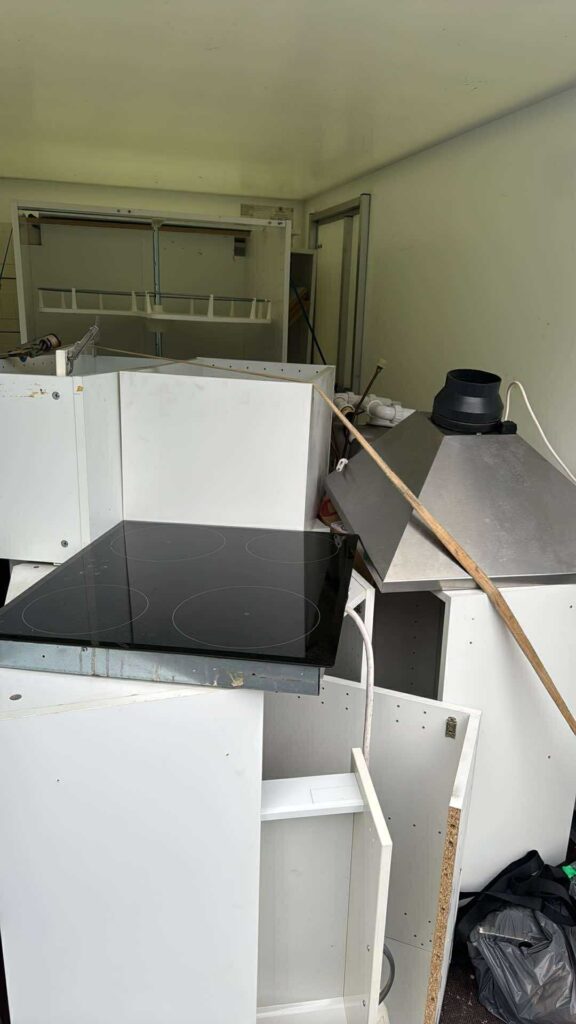 Kjøkken i skaphenger